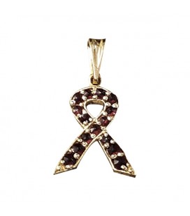 Pendentif Ruban rouge "Lutte contre le sida"