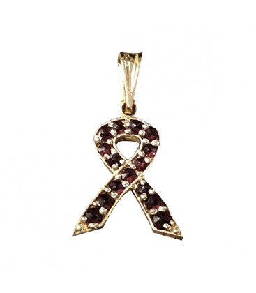 Pendentif Ruban rouge "Lutte contre le sida"