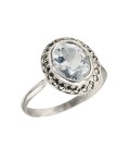 Bague Callas aigue marine 