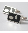 Bouton de manchette pour homme Art Déco "104-3"
