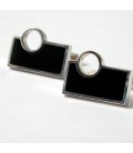 Bouton de manchette pour homme Art Déco "104-4"