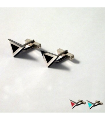 Bouton de manchette pour homme Minimaliste "135-32"