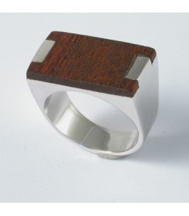 Bague pour homme Ebéniste "113-2/AC"