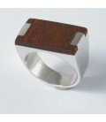 Bague pour homme Ebéniste "113-2/AC"