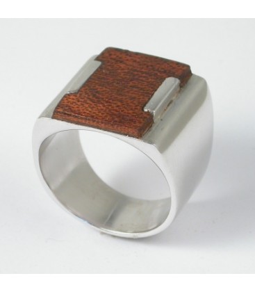Bague pour homme Ebéniste "113-4/AC"