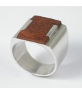 Bague pour homme Ebéniste "113-4/AC"