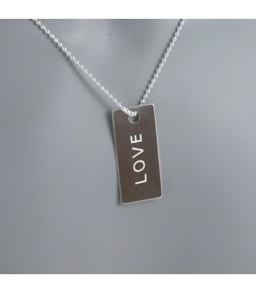 Pendentif Message "Love"