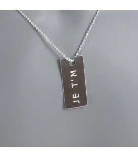 Pendentif pour homme Messages "097-11-31"