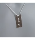 Pendentif pour homme Messages "097-11-31"