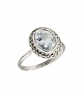 Bague Callas aigue marine 