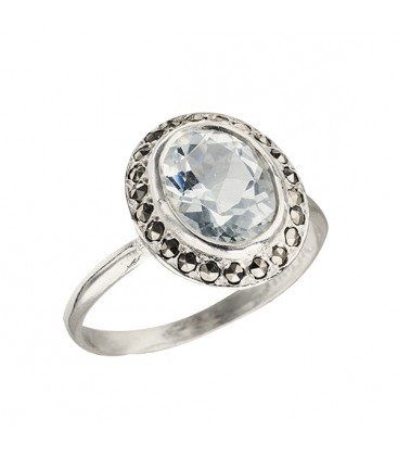 Bague Callas aigue marine 