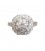Bague argent carrée