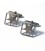 Bouton de manchette pour homme Etoiles "133-3"