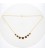 Collier 7 fleurs grenat