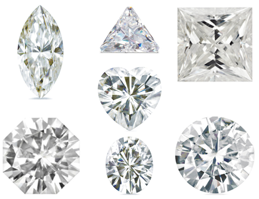 Pierres précieuses moissanite